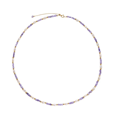 Amethyst Pearl Harmony Necklace