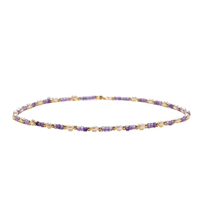 Amethyst Pearl Harmony Necklace