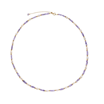 Amethyst Pearl Harmony Necklace