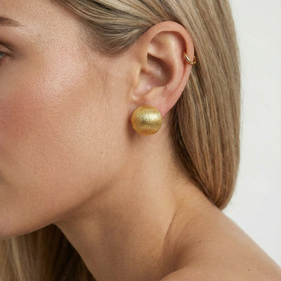 Brushed Gold Dome Clips