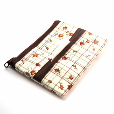 Coin Purse & Pouch, Printed Cotton Fabric
