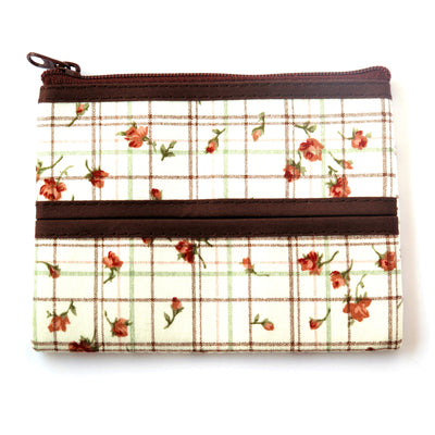 Coin Purse & Pouch, Printed Cotton Fabric