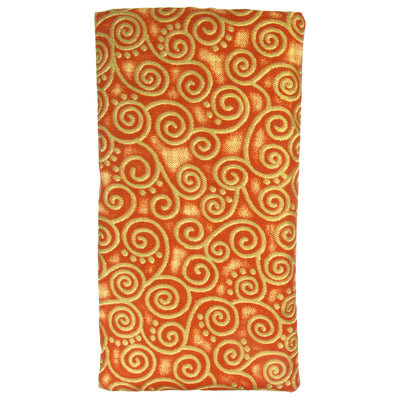 Cotton Soft Eyeglass Case, Rust