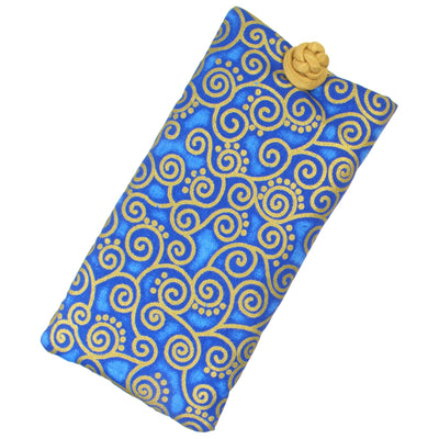 Cotton Soft Eyeglass Case, Cobalt Blue