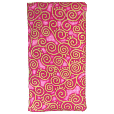 Cotton Soft Eyeglass Case, Fuchsia Pink