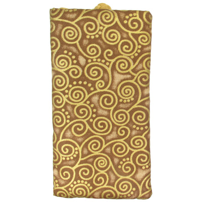 Cotton Soft Eyeglass Case, Gold