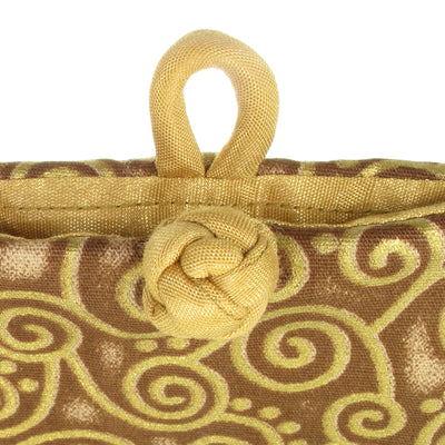 Cotton Soft Eyeglass Case, Gold