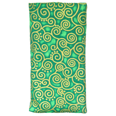 Cotton Soft Eyeglass Case, Green