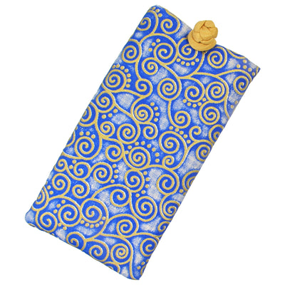 Cotton Soft Eyeglass Case, Navy Blue