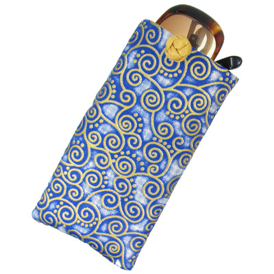 Cotton Soft Eyeglass Case, Navy Blue