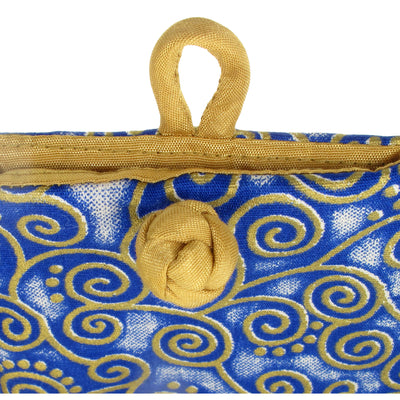 Cotton Soft Eyeglass Case, Navy Blue