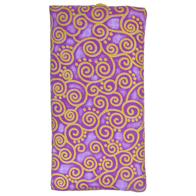 Cotton Soft Eyeglass Case, Purple