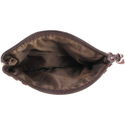 Coin Purse & Pouch, Quilted Canvas, Khaki