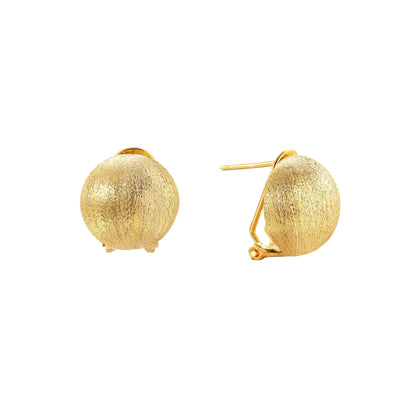 Brushed Gold Dome Clips