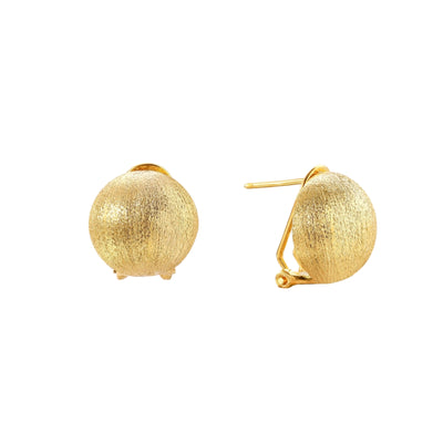 Brushed Gold Dome Clips