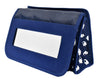 Quilted Satin Cosmetic Bag with a Mirror & Drawstring Jewelry Pouch Set