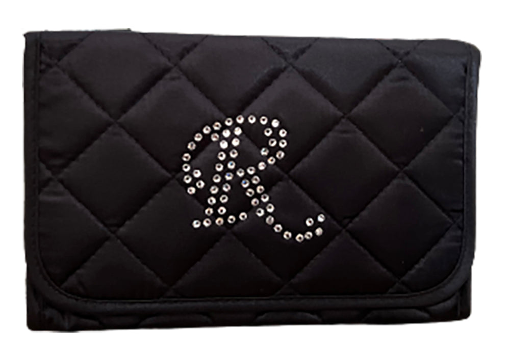 バッグ pomme d'amour bijou quilting vanity bag Personalized & Monogrammed Cosmetic Bag with a Mirror
