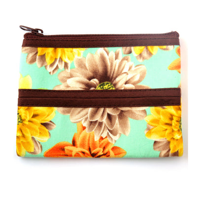 Coin Purse & Pouch, Printed Cotton Fabric