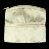 Coin Purse & Pouch, Satin Fabric, Ivory