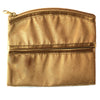 Coin Purse & Pouch, Satin Fabric, Gold