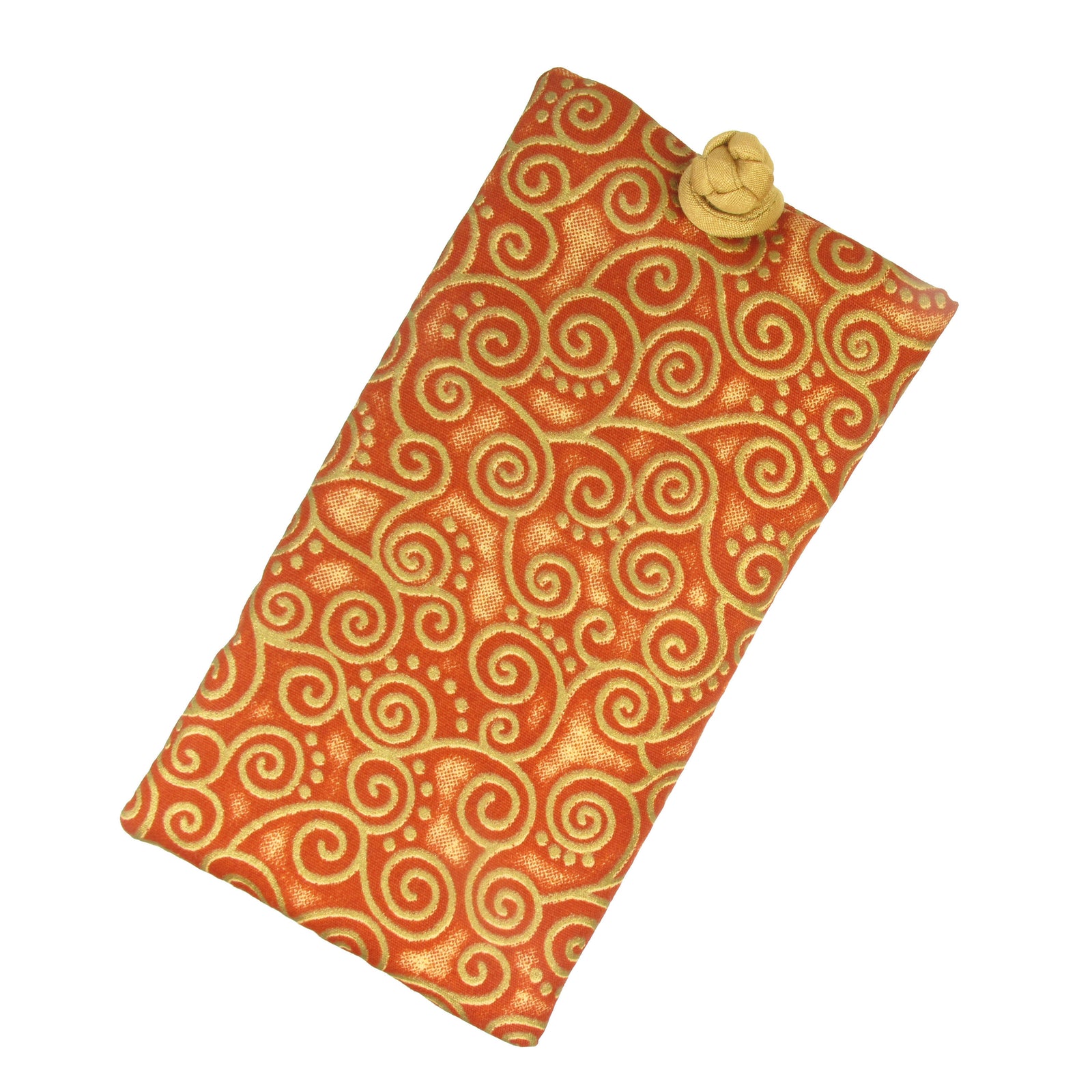Cotton Soft Eyeglass Case, Rust