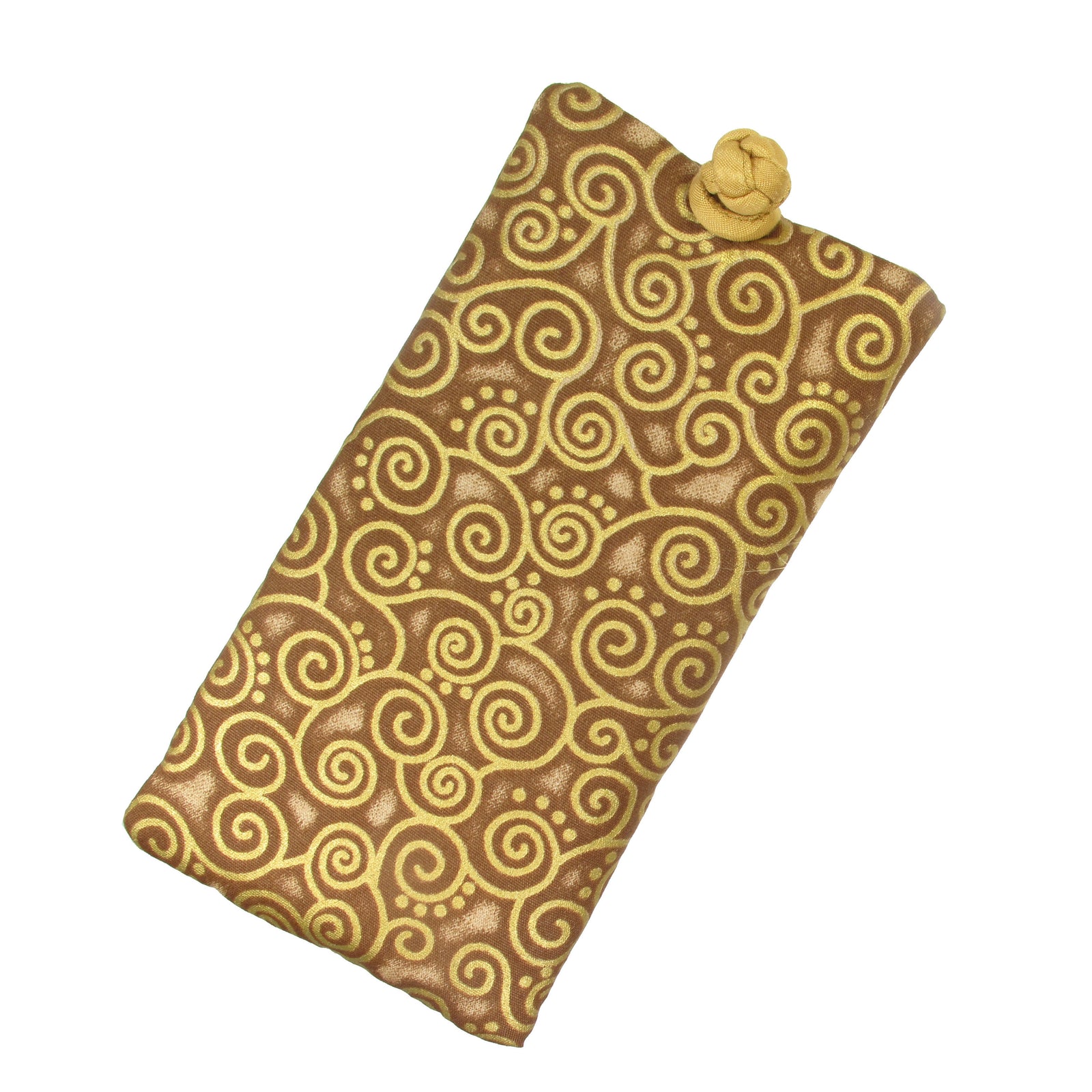 Cotton Soft Eyeglass Case, Gold
